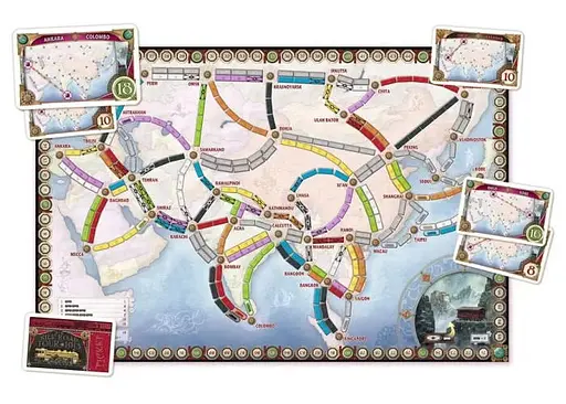 Настільна гра Days of Wonder Квиток на поїзд - Колекція карт №1: Азія + Легендарна Азія (Ticket to Ride - Map Collection 1: Asia + Legendary Asia) (англ.) (DOW720113) - фото 4