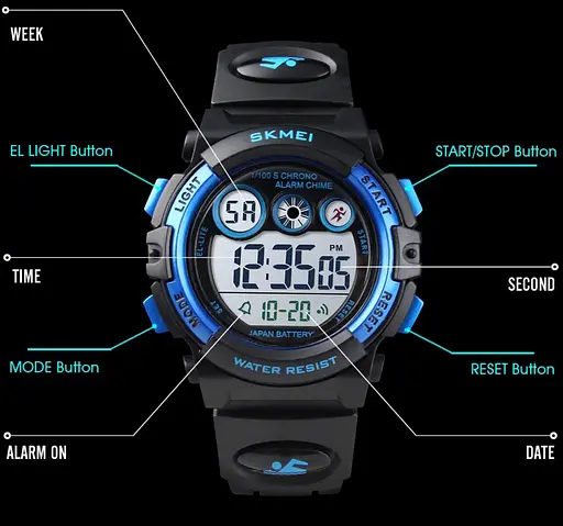 Часы Skmei Kids DarkBlue - фото 4