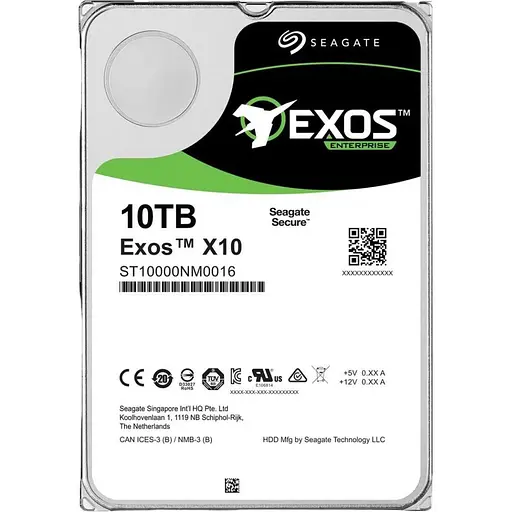 Жесткий диск Seagate 10TB (ST10000NM0016) - фото 1