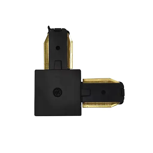 Коннектор угловой Feron LD1201-P черный - фото 1