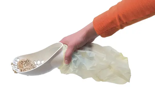 Лопатка для котячого туалету Camon з пакетами для фекалій (B524) - фото 2