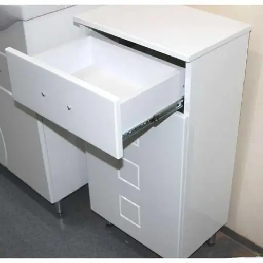 Комод для ванной комнаты ПиК Корфу правый ПП 40 см Белый 30412 - фото 2