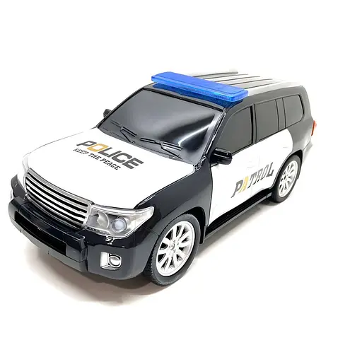 Поліцейський джип M 4936-01 на радіокеруванні, 31 см, масштаб 1:12, акумулятор, світло та звук, гумові колеса - фото 4