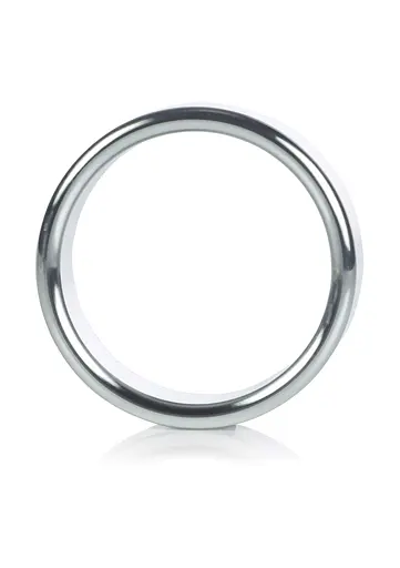 Эрекционное кольцо CalExotics Alloy Metallic Ring 4 см серебристый - фото 3