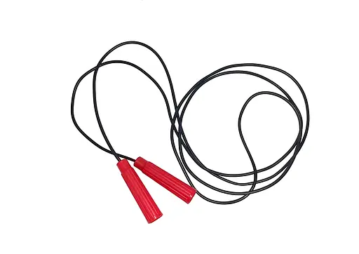 Скакалка черная 2,8м S0024 M-Toys 0,4см (4820154690515) Красный - фото 1