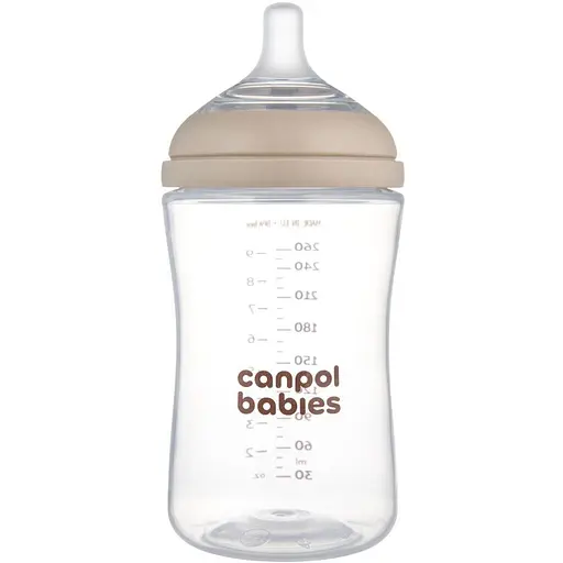 Бутылочка антиколиковая Canpol babies Natural Shape с соской Dual-zone 260 мл (35/401) - фото 2
