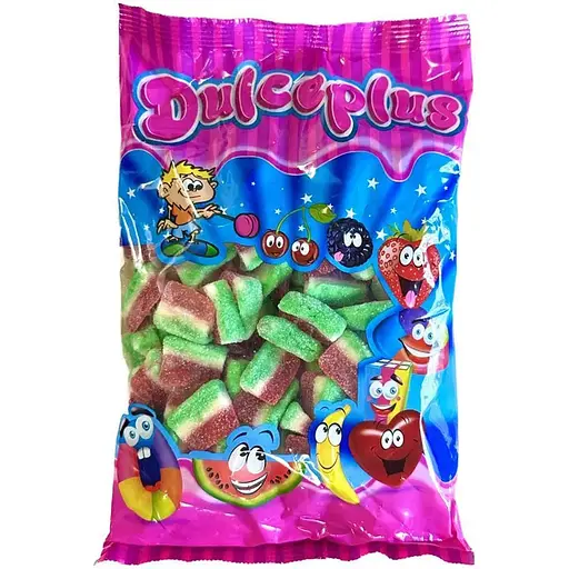 Цукерки жувальні Dulceplus Sour Watermelon Slices 1 кг