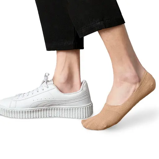 Набор 4 паров бесшовных дышащих следов с силиконом ORGANIC cotton JILL ANTONY 35-37 women's - фото 4