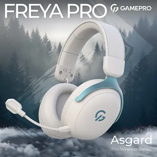 Ігрова гарнітура Gamepro Asgard Freya Pro бездротова (HSW201WB) - фото 13