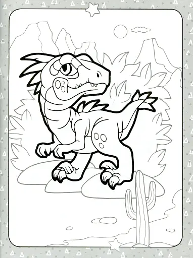 Розмальовка для найменших. Дружні динозаврики - фото 4