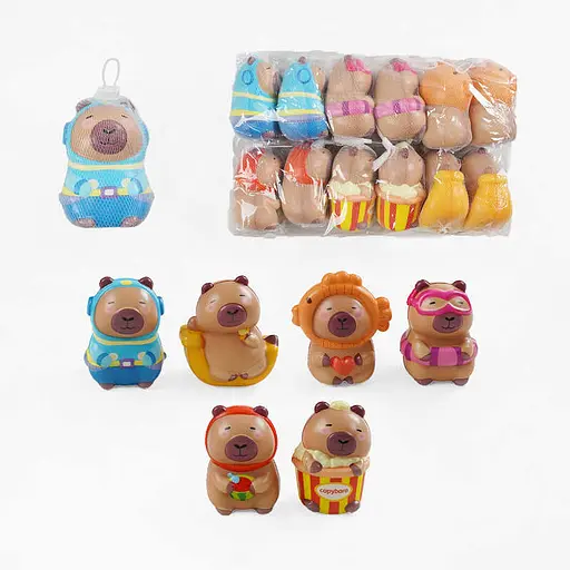 Антистресс-сквиш Капибара, ароматизированный, C70627 (в ассортименте) - фото 3