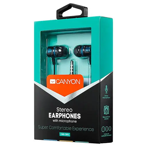 Гарнітура Canyon CNE-CEP3G Green (CNE-CEP3G) - фото 3