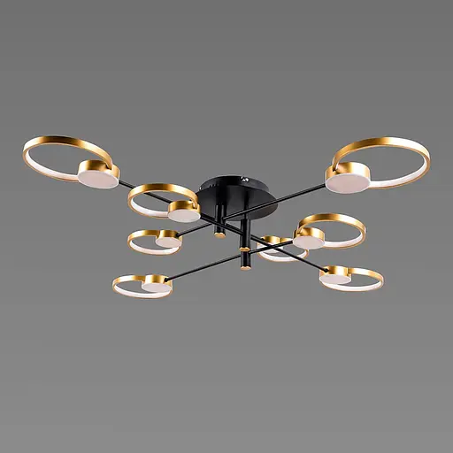 Люстра светодиодная акриловая Sirius Ш 1312/8 (80W) - фото 3