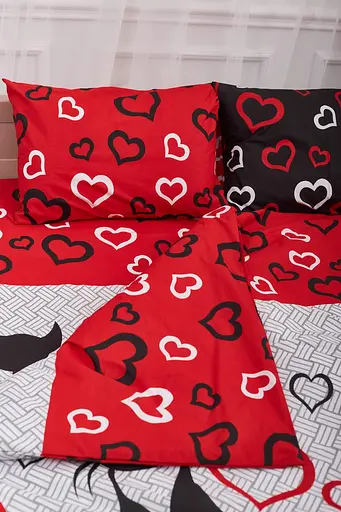 Підковдра Moon&Star Бязь Gold Люкс Love Cats Євро 200x220 см - фото 4