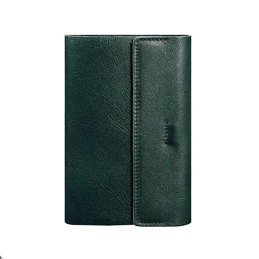 Шкіряний блокнот софт-бук 7.0 зелений - фото 7