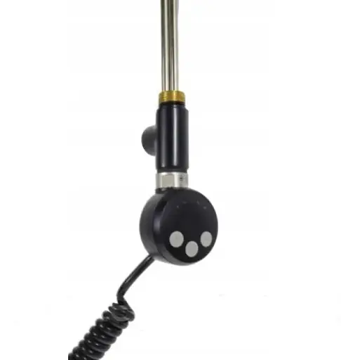 ТЕН для рушникосушки Terma MEG з електронним термостатом 600W Black + трійник 30412 - фото 7