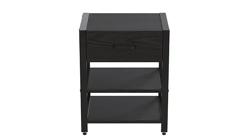 Тумба универсальная Вивьен 1/2 50x41x40 черный ДСП Сосна Кембра 16мм FRD-104126 - фото 4