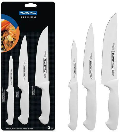 Набір ножів Tramontina Premium 3 предмети (6186998) - фото 7