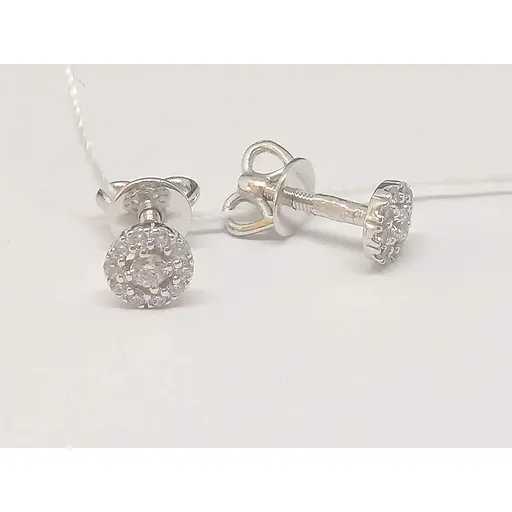 Золоті сережки-пуссети Favoritum з фіанітами. 211334_Б - фото 2