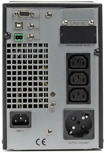 Источник бесперебойного питания EnerGenie 1000 ВА / 900 Вт / 9 А*ч (EG-UPSO-1000) - фото 2