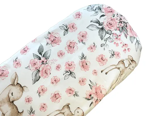 Непромокаемая простынь Moontime в коляску "Олени с детками" - фото 1