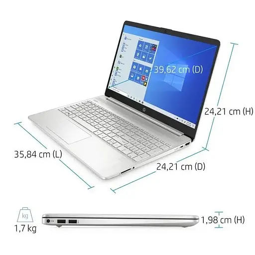 Ноутбук HP 15s-EQ2090NF,7-5700U,15,16 GB,512 GB накопичувач,Windows 11 - фото 2