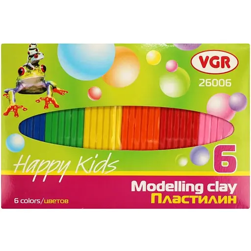 Пластилін VGR 6х100 г  - фото 1