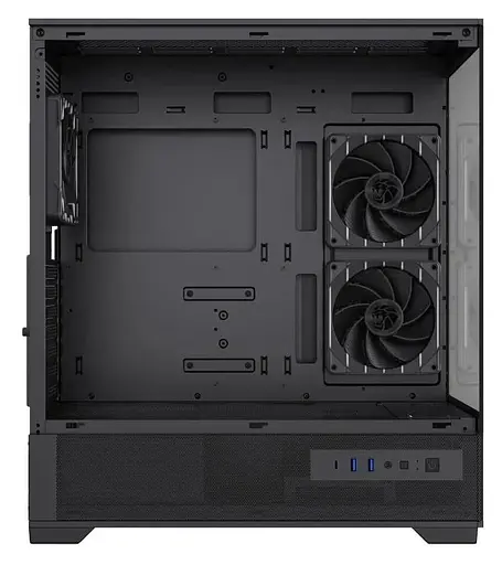 Корпус GameMax Vista 2 A Tempered Glass без БЖ Black (VISTA 2 AB) - фото 3