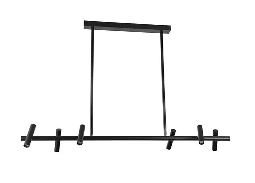 Стельовий світлодіодний світильник G 2917/6 30W Чорний - фото 2