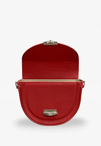 Жіноча шкіряна сумка Kira Червона - фото 4