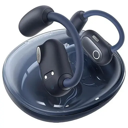 Навушники бездротові Baseus Earbuds Eli Sport 1 Open-Ear TWS Earbuds (A00064400121-00) чорні - фото 1