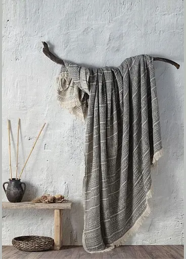 Муслінове плед - покривало Cotton Saheser Haki євро 220х240 см TC303375986 - фото 1