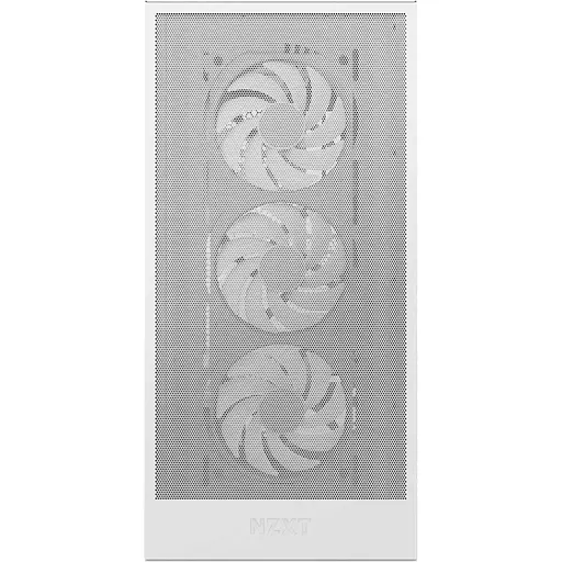 Корпус NZXT H5 Flow RGB без блока питания, белый (CC-H52FW-R1) - фото 3