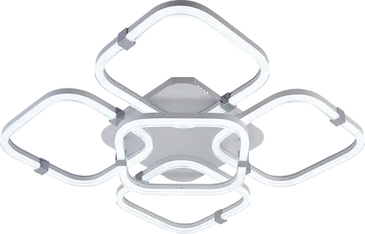 Люстра светодиодная V DK6098-4+1 WH+CR