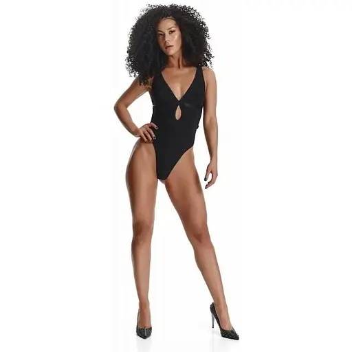 Боді Demoniq LadyX Gracia XXL чорний