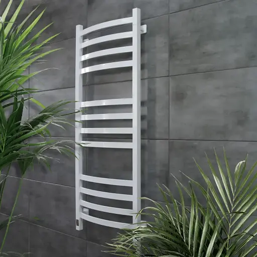 Рушникосушка електрична Navin Avalon 480х1200 Sensor права, біла - фото 5