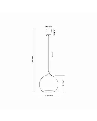 Підвісний світильник TK Lighting 5741 Venezia E27 1x15W IP20 - фото 2