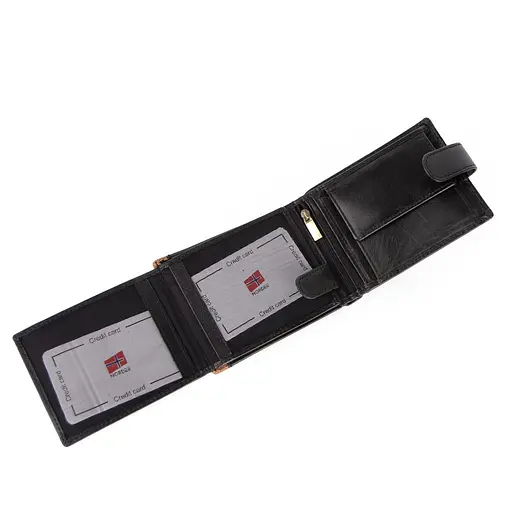 Гаманець чоловічий шкіряний Nordee REINN 992L чорний - фото 5