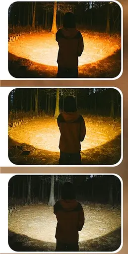 Фонарь прожектор Naturehike CNK2300012 с белым и красным светом Коричневый - фото 8