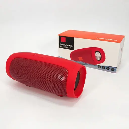 Портативная Вluetooth колонка Charge Mini E3 Бумбокс 1200 мАч 5Вт microSD Bluetooth 5.0 Красный - фото 7