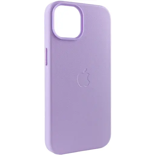 Кожаный чехол Epik Leather Case AA Plus with MagSafe для Apple iPhone 14, 6.1 Elegant purple - фото 4