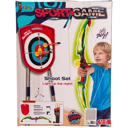 Іграшковий набір DIY Toys Арбалет зі стрілами та мішенню на стійці (CJ-4276621) - фото 2