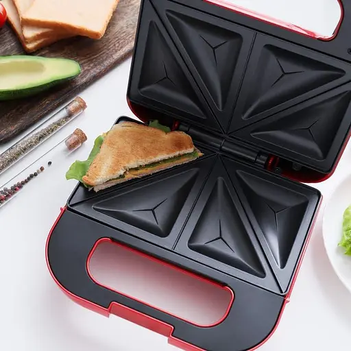 Електрична бутербродниця Magio MG-376 з антипригарним покриттям - фото 3