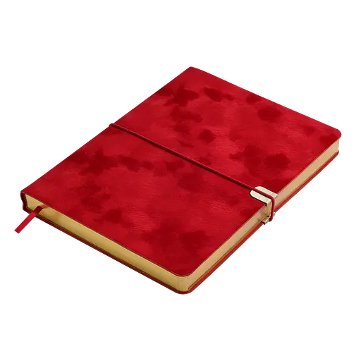 Ежедневник недатированный Buromax Velour A5 искусственная кожа 336 страниц красный (BM.20770-05) - фото 4