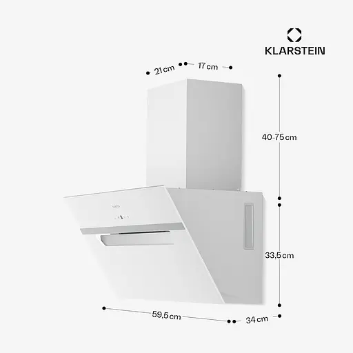 Вытяжка Klarstein BigBite 60 (10045554) - фото 3