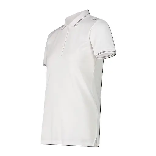 Поло CMP Woman Polo Melange Stretch S White (1097-34D5996-A001 38) - фото 3