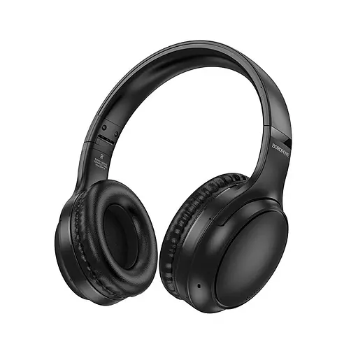 Накладні навушники Borofone BO29 Fascinador, BT headphones, BT5.4, AUX, 200mAh, 22h, black - фото 2
