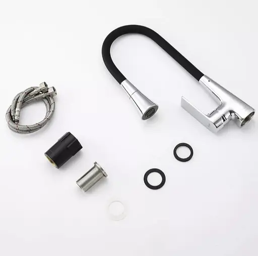 Змішувач для кухні Frap з гнучким виливом F4471 - фото 5