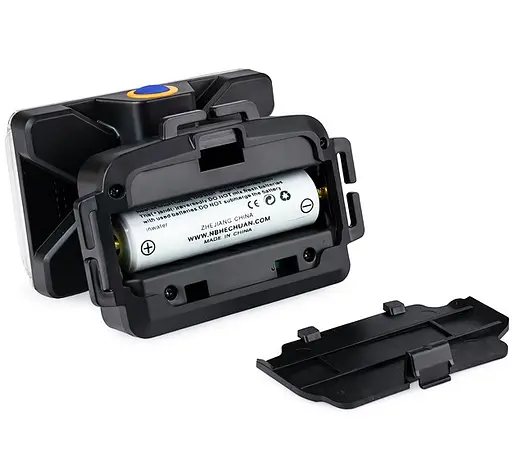 Налобний ліхтар із білим червоним зеленим світлом RN-814 акумуляторний яскравий потужний 18650 COB IP55 - фото 7