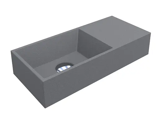 Умивальник Miraggio Copper 500 mirastone gray 0002476, Сірий - фото 3